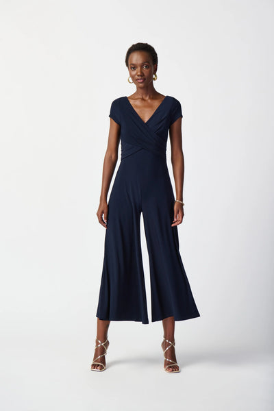 Joseph Ribkoff Silky Knit Palazzo Leg Jumpsuit