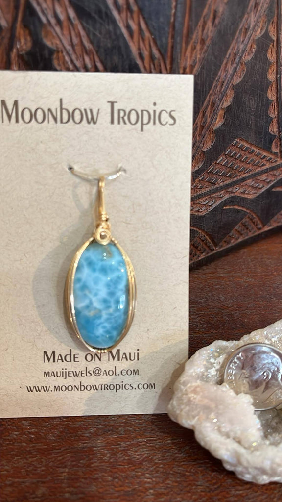 Larimar Pendant