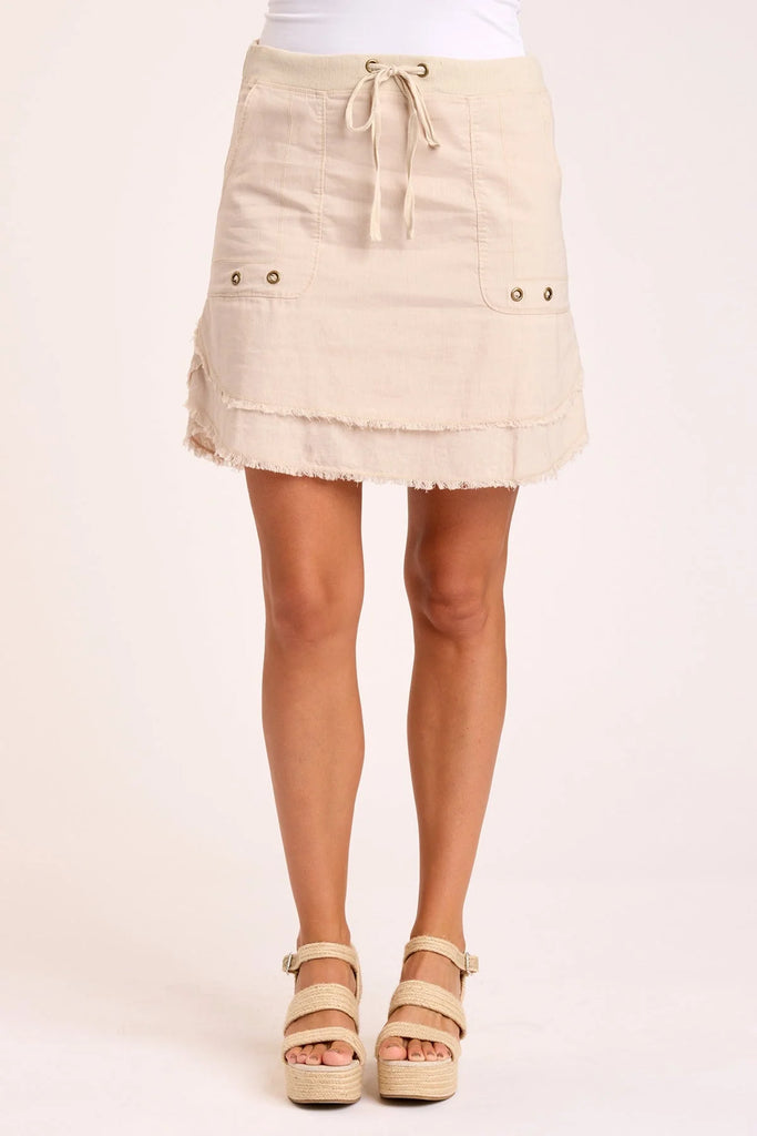 XCVI HARGEN TIERED SKIRT - Moonbow Tropics