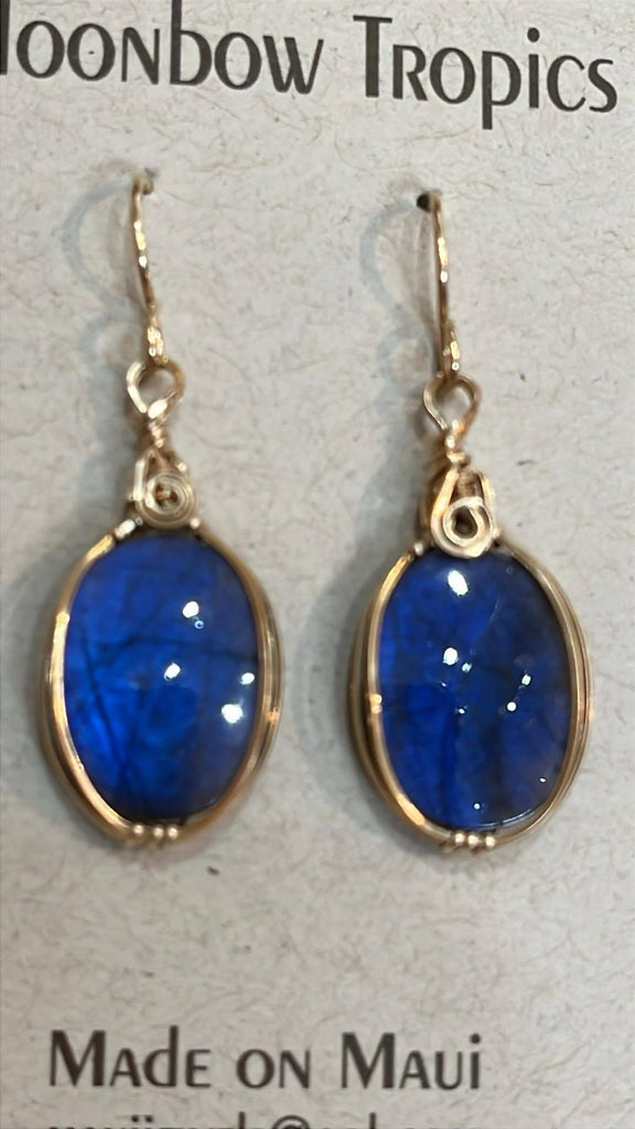 Labradorite / Spectralite Earrings