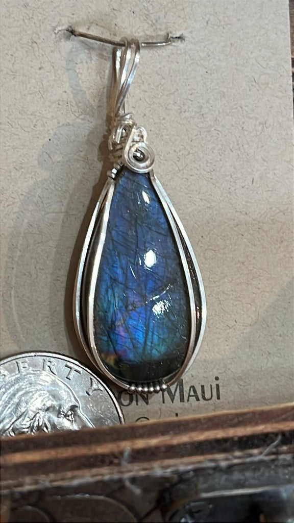 Spectralite / Labradorite Pendants