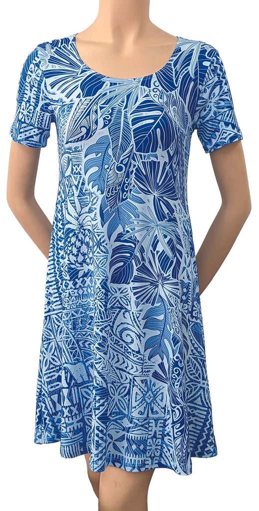 Sassy Nene Polynesian Ferns Dress