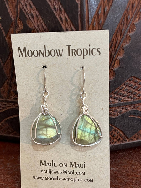 Labradorite / Spectralite Earrings