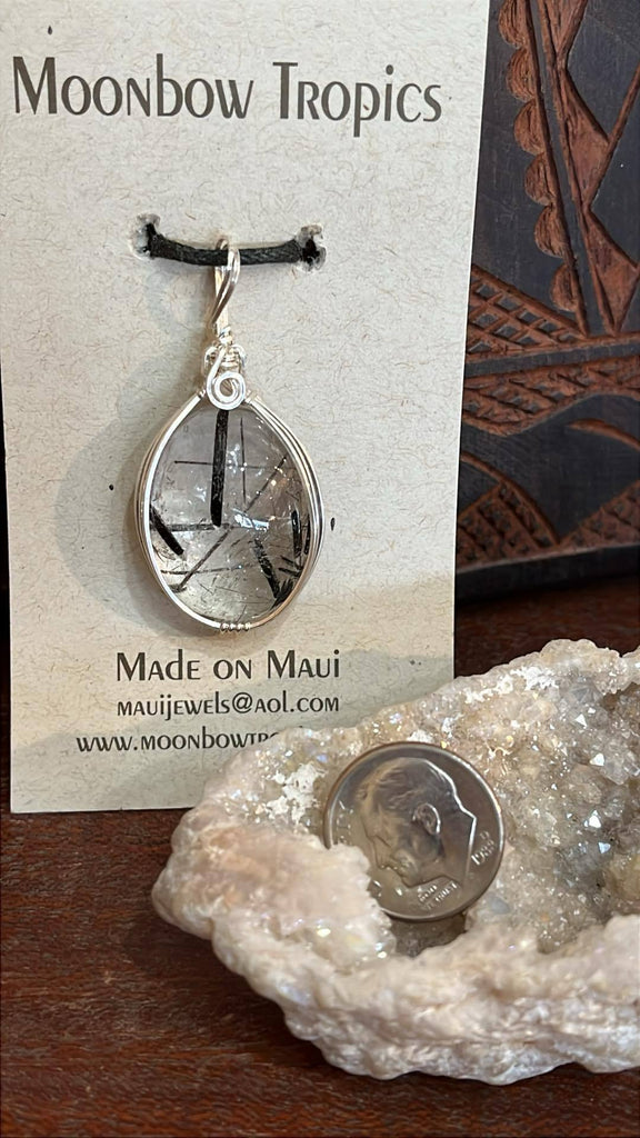 Black Tourmalinated Quartz