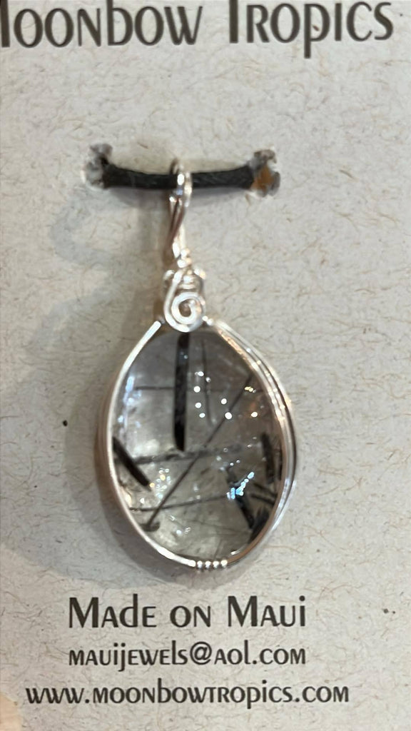 Black Tourmalinated Quartz