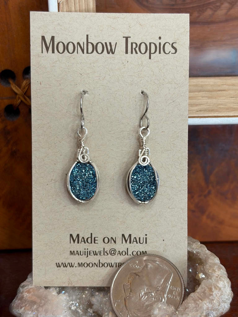 DRUSY CRYSTAL EARRINGS