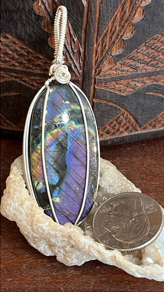 Spectralite / Labradorite Pendants