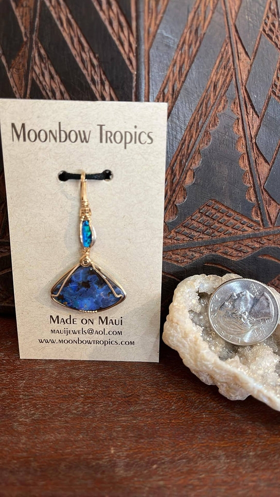 Australian Boulder Opal Pendant