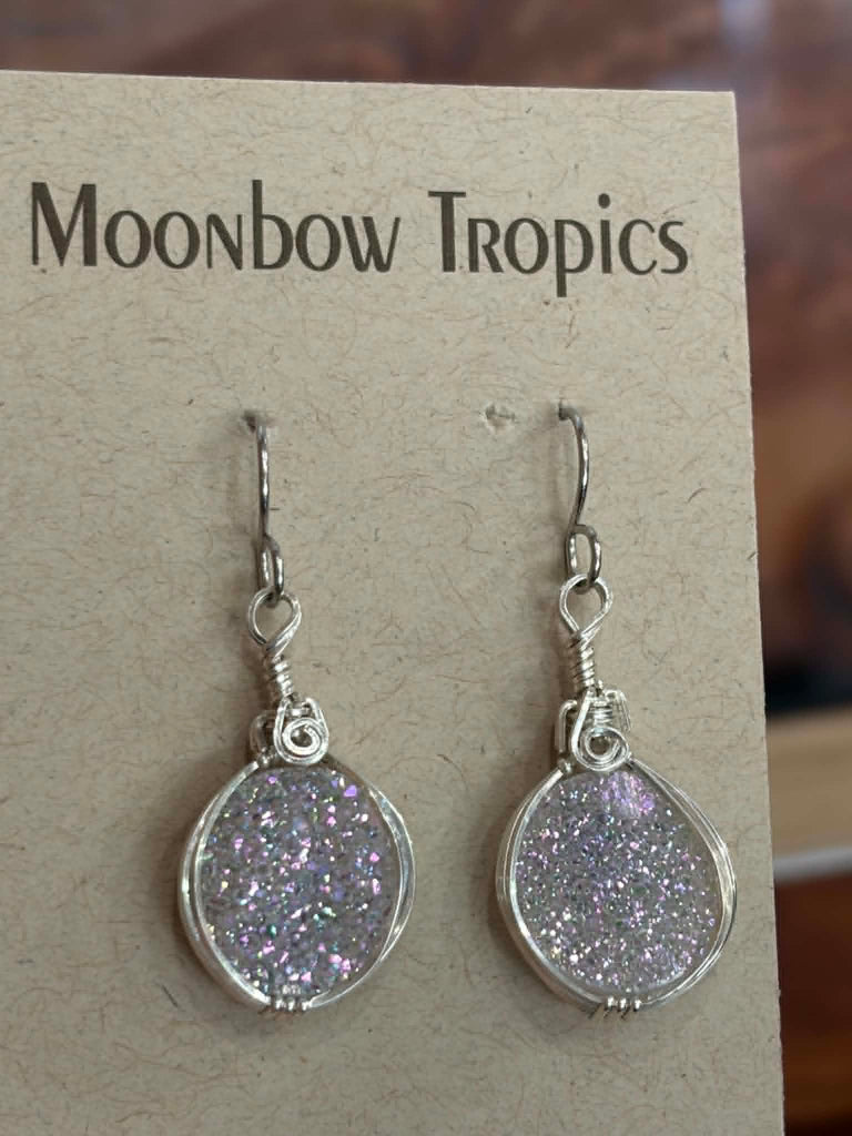 DRUSY CRYSTAL EARRINGS
