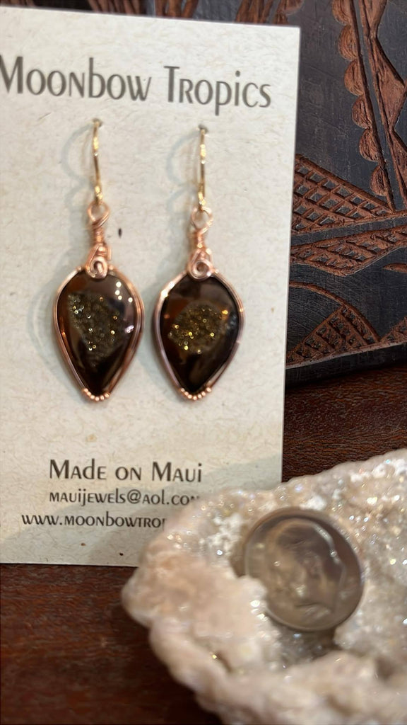 DRUSY CRYSTAL EARRINGS