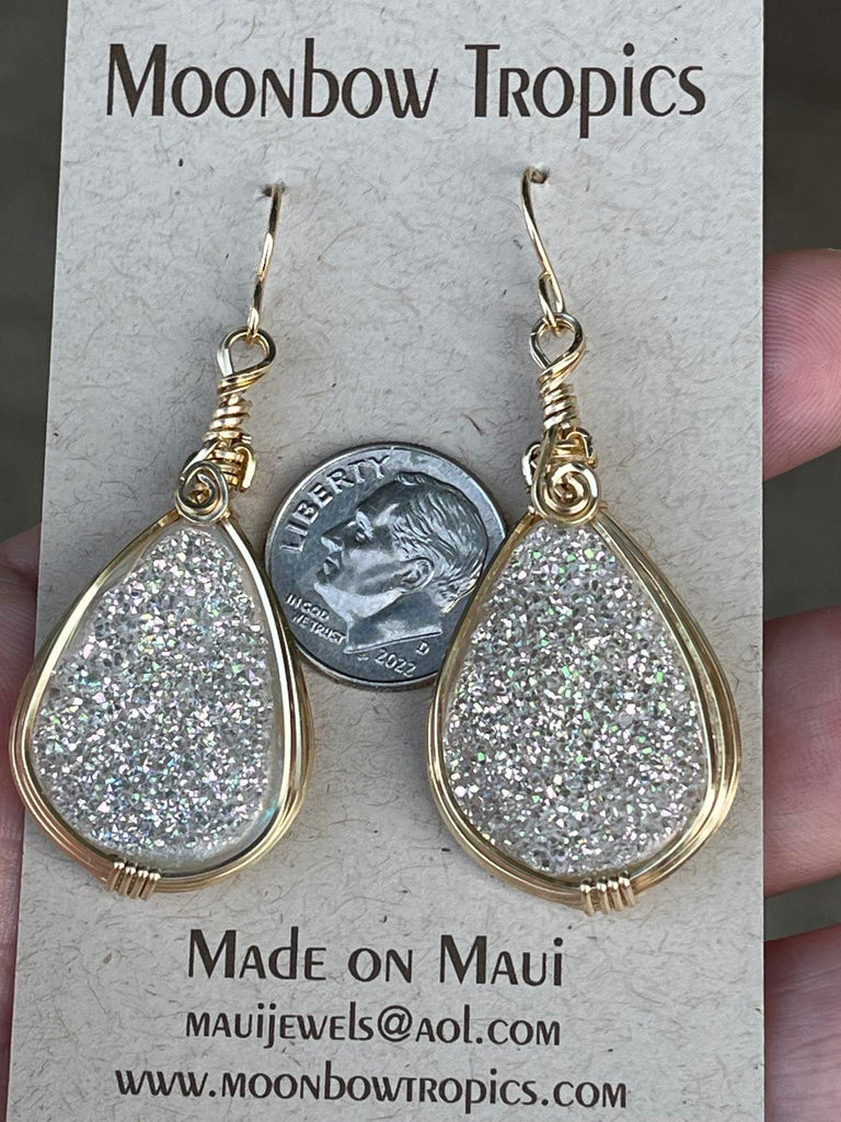 DRUSY CRYSTAL EARRINGS