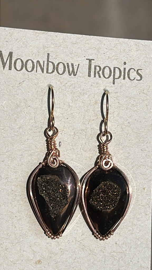 DRUSY CRYSTAL EARRINGS
