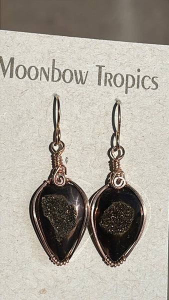 DRUSY CRYSTAL EARRINGS