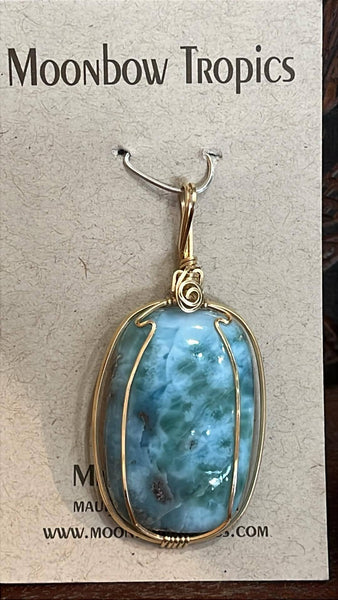 Larimar Pendant