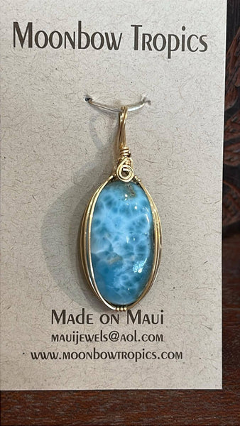 Larimar Pendant