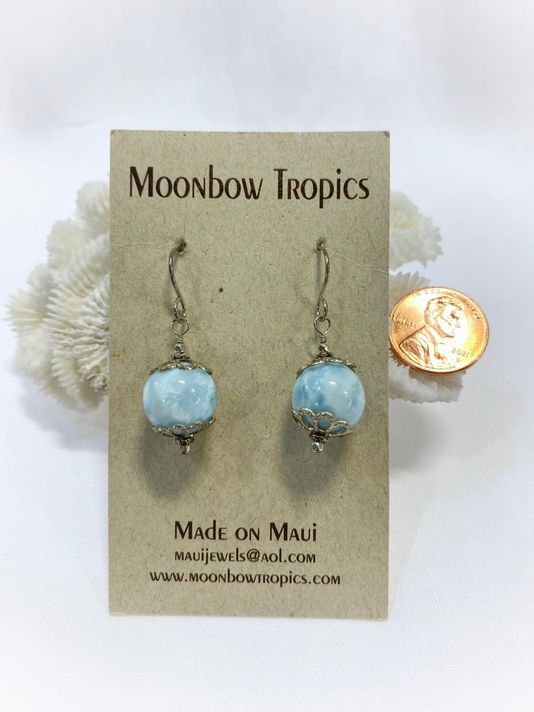 Larimar earrings