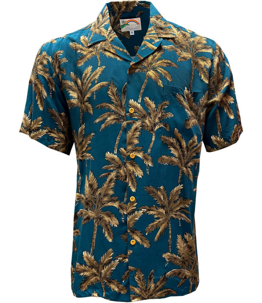 PARADISE FOUND ROYAL PALM BLUE - Moonbow Tropics