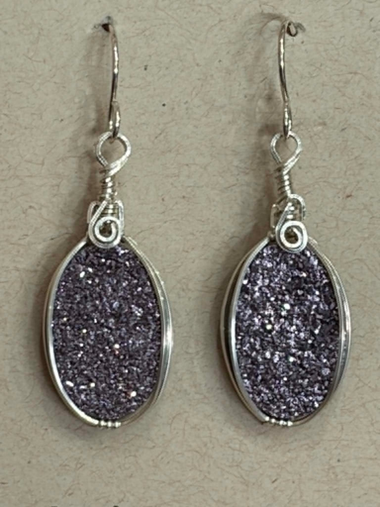 DRUSY CRYSTAL EARRINGS