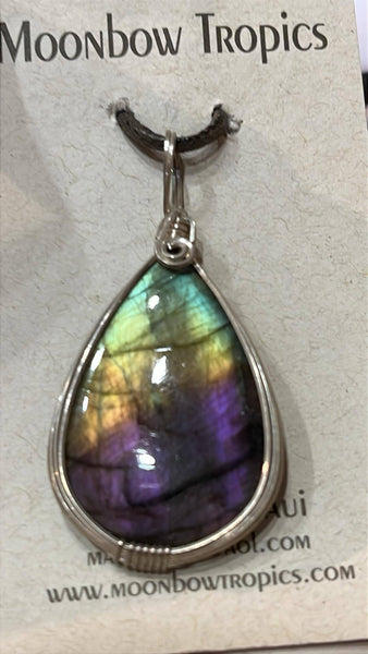 Spectralite / Labradorite Pendants