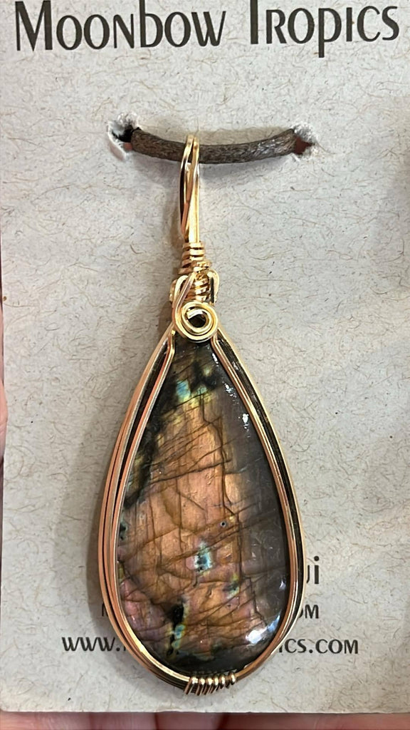 Spectralite / Labradorite Pendants