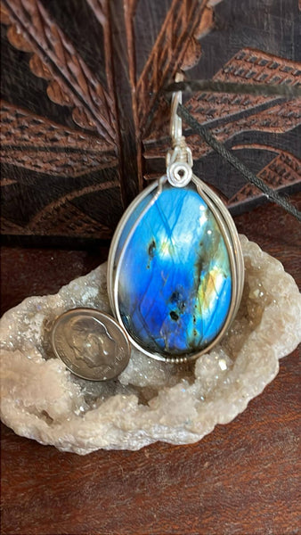 Spectralite / Labradorite Pendants