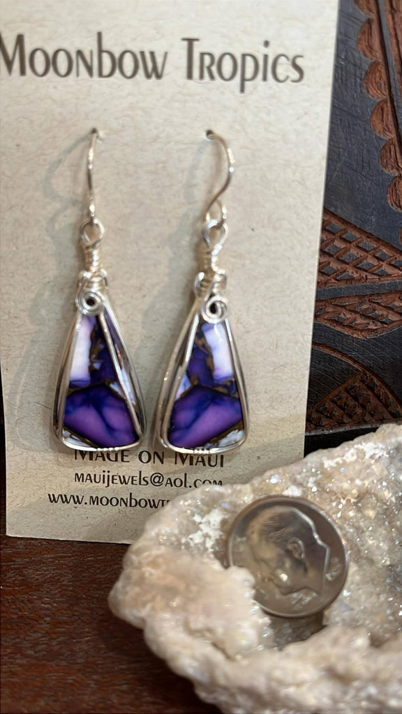 Violet Rose Dolomite Earrings