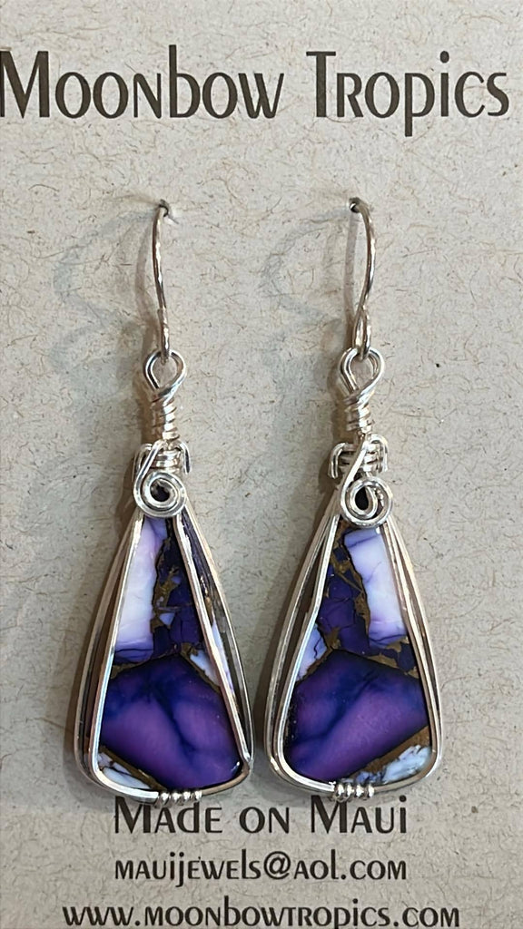 Violet Rose Dolomite Earrings