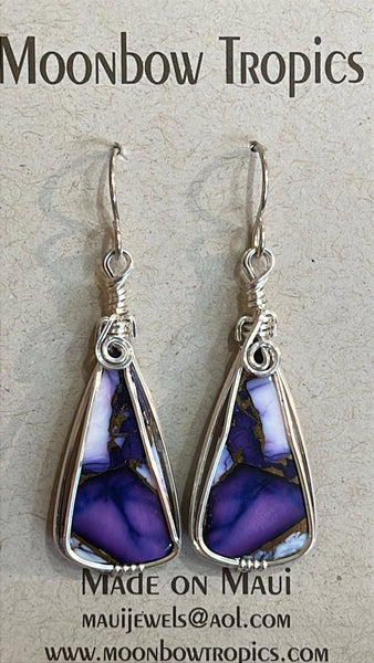 Violet Rose Dolomite Earrings
