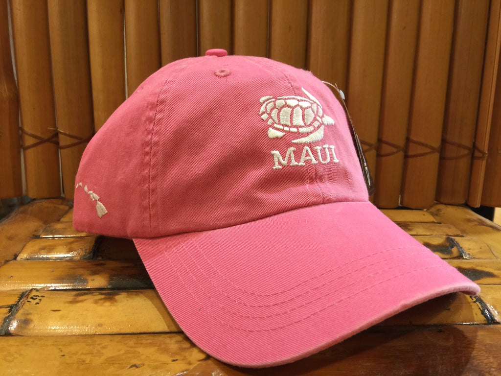 Womens Maui Cap Pink Honu - Moonbow Tropics